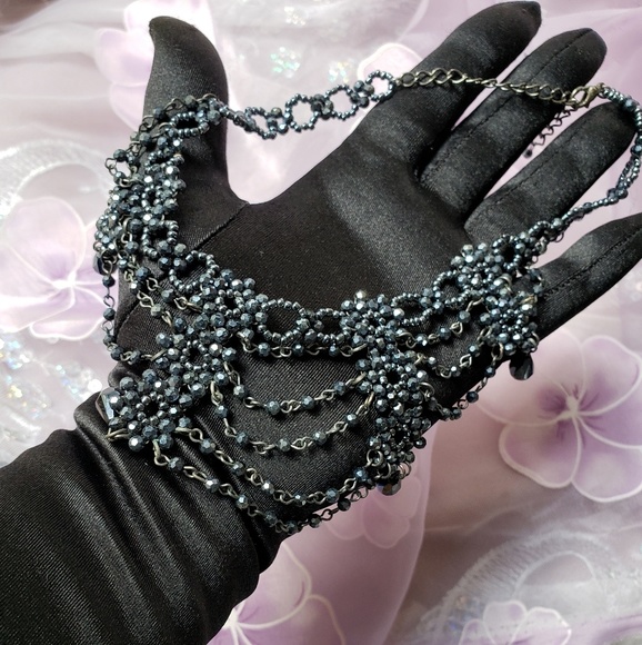 Beaded Bib Necklace - Picture 4 of 5